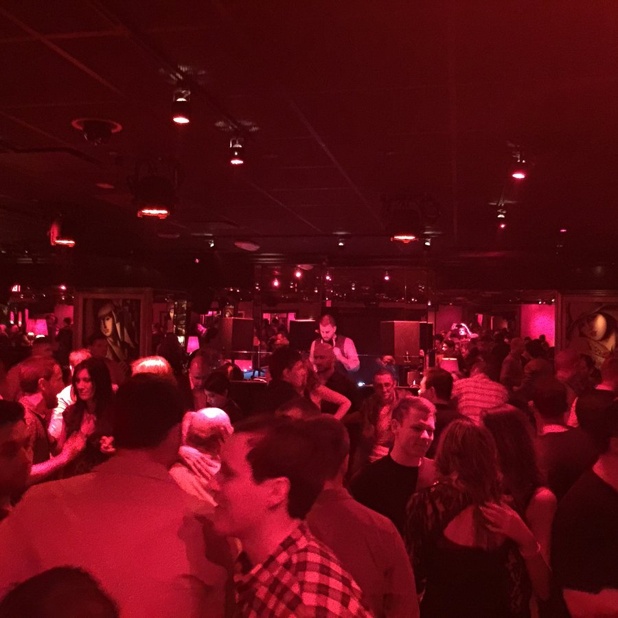 Crowd dancing at Drai's After Hours
